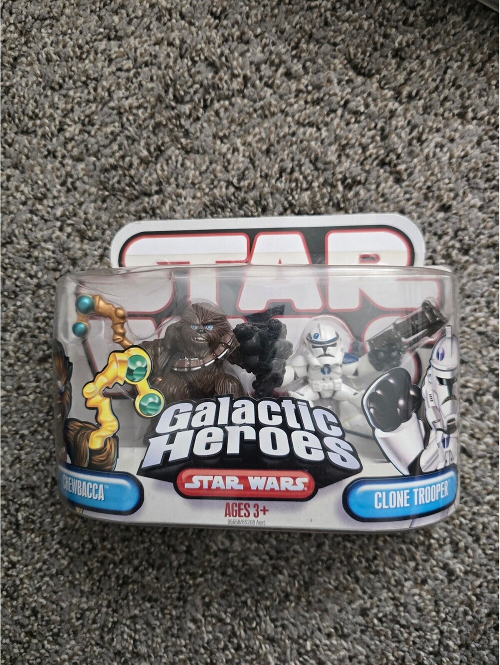 Star Wars Galactic Heroes Chewbacca Clone Trooper Figure 2Pack NEW SEALED Hasbro